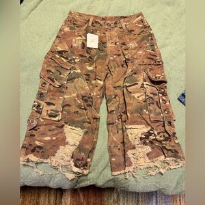 Camouflage Cargo Shorts